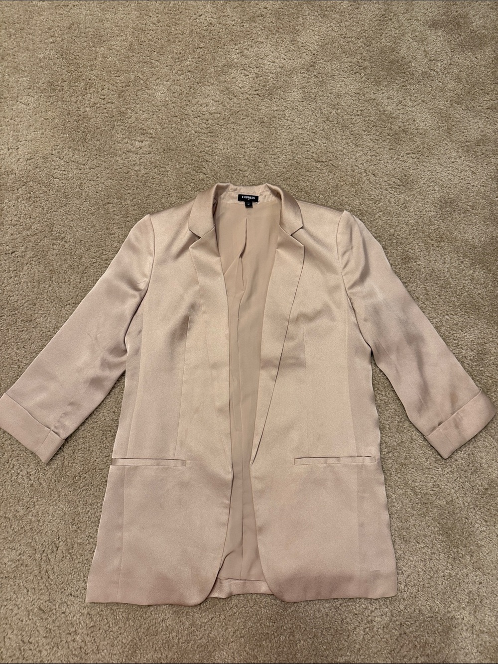 Express Blazer Jacket in Champagne